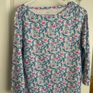 Floral Patterned Long Sleeve Top